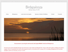 Tablet Screenshot of birdapalooza.com